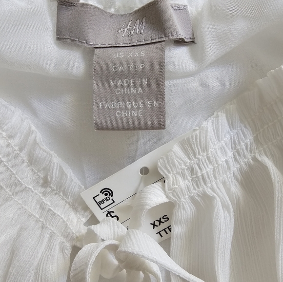 NEW H&M White Top - Picture 3 of 4